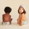Picture of The Honest Company Clean Conscious Diapers for Sensitive Skin | Hypoallergenic, Fragrance Free | Gender Neutral Prints | Super Club Box, Size 7 (41+ lbs), 64 Count