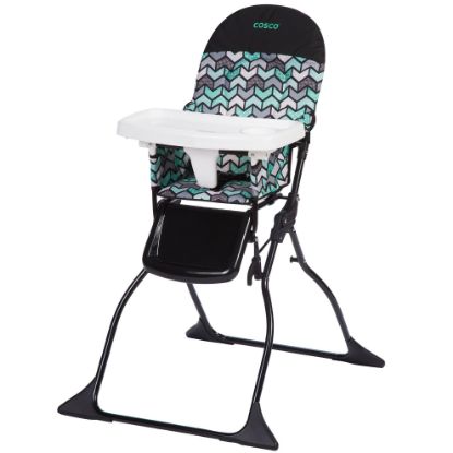 Picture of Cosco Kids Highchair for Baby, Simple Foldable High Chair, Convenient, Lightweight, and Compact Design, Spritz