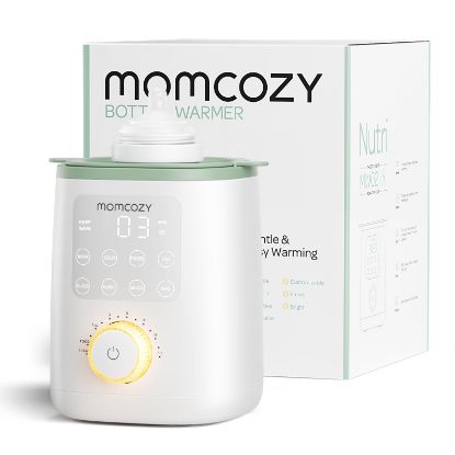 Picture of Momcozy Nutri Bottle Warmer, 9-in-1 Baby Bottle Warmer with Night Light, Accurate Temperature to Preserve Fullest Nutrients in Breast Milk, Bottle Warmers for All Bottles with Breastmilk or Formula