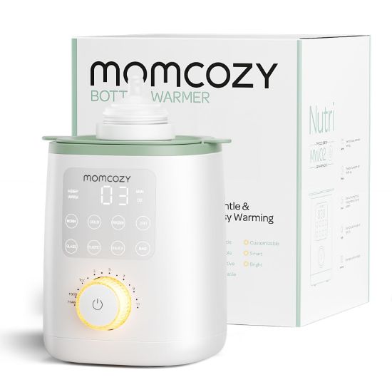 Picture of Momcozy Nutri Bottle Warmer, 9-in-1 Baby Bottle Warmer with Night Light, Accurate Temperature to Preserve Fullest Nutrients in Breast Milk, Bottle Warmers for All Bottles with Breastmilk or Formula