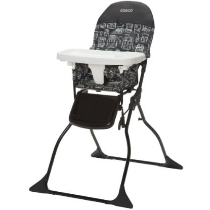 Picture of Cosco Kids Highchair for Baby, Simple Foldable High Chair, Convenient, Lightweight, and Compact Design, Mapleton