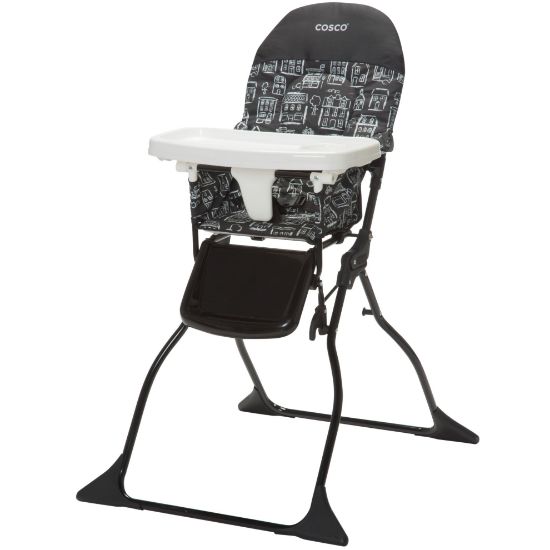 Picture of Cosco Kids Highchair for Baby, Simple Foldable High Chair, Convenient, Lightweight, and Compact Design, Mapleton