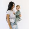 Picture of Tushbaby The Original Safety-Certified Hip Carrier for Babies & Toddlers: Machine Washable Child Waist Seat with Pocket Storage, As Seen on Shark Tank (23”-44” Waist, 0-3 yrs up to 45lbs) - Metallic