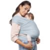 Picture of Boba Baby Wrap Carrier - Original Baby Carrier Wrap Sling for Newborns - Baby Wearing Essentials - Newborn Wrap Swaddle Holder, Newborn to Toddler Infant Sling (Serenity Light Blue)