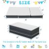 Picture of Hygge Hush Trifold Pack n Play Mattresses, Foldable Playard Mattress Memory Foam, Portable Toddlers Mattress Firmness Featuring Soft Removable Washable Outer Cover (Trifold-Breathable，26x38 inch