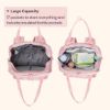 Picture of BabbleRoo Diaper Bag Backpack - Baby Essentials, Travel Essentials Baby Bag with Changing Pad, Stroller Straps & Pacifier Case - Unisex, Pink Birdy
