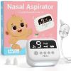 Picture of HEYVALUE Nasal Aspirator for Baby, Electric Nose Suction for Baby with 9 Levels Suction, Night Light and Nursery Rhyme Soothing Function, Hospital Grade Nose Sucker with Food-Grade Silicone Tips