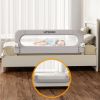 Picture of UPGOGO Folding Bed Rail for Toddlers,Baby Bed Rail Guard with Reinforced Anchor Safety System,Fit Bunk,Full Size,Queen,King,Twin(Grey,59"x23.6")