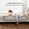 Picture of UPGOGO Folding Bed Rail for Toddlers,Baby Bed Rail Guard with Reinforced Anchor Safety System,Fit Bunk,Full Size,Queen,King,Twin(Grey,59"x23.6")