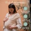 Picture of Boba Baby Wrap Carrier - Original Baby Carrier Wrap Sling for Newborns - Baby Wearing Essentials - Newborn Wrap Swaddle Holder, Newborn to Toddler Infant Sling (Sand Leopard)