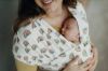 Picture of Boba Baby Wrap Carrier - Original Baby Carrier Wrap Sling for Newborns - Baby Wearing Essentials - Newborn Wrap Swaddle Holder, Newborn to Toddler Infant Sling (Serenity Rainbows)