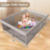 Picture of Hiaksedt Large Baby Playpen 65x50 Inch, PlayPen for Babies and Toddlers, Sturdy Safety Play Yard for Indoor & Outdoor with Zipper Gate