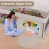 Picture of Hiaksedt Large Baby Playpen 65x50 Inch, PlayPen for Babies and Toddlers, Sturdy Safety Play Yard for Indoor & Outdoor with Zipper Gate