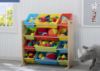 Picture of Delta Children Kids Toy Storage Organizer with 12 Plastic Bins - Greenguard Gold Certified, Natural/Primary