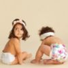 Picture of The Honest Company Clean Conscious Diapers for Sensitive Skin | Hypoallergenic, Fragrance Free | Girl Prints | Super Club Box, Size 2 (12-18 lbs), 124 Count