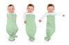 Picture of The Ollie Swaddle - Sleep Swaddle for Babies | Breathable, Moisture-Wicking Fabric to Prevent Overheating | Soft, Adjustable Fit | Ideal for Newborns & Infants (Meadow)