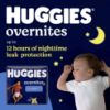 Picture of Huggies Size 4 Overnites Baby Diapers: Overnight Diapers, Size 4 (22-37 lbs), 116 Ct (2 Packs of 58), Packaging May Vary