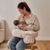 Picture of My Brest Friend Nursing Pillow - Deluxe - Enhanced Comfort w/Slipcover - Ergonomic Breastfeeding Pillow for Ultimate Support for Mom & Baby - Adjustable Pillow W/Handy Side Pocket, Soft Sand