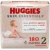 Picture of Huggies Size 2 Diapers, Skin Essentials Baby Diapers, Size 2 (12-18 lbs), 180 Count (3 Packs of 60)