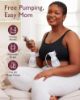 Picture of Momcozy Pumping Bra Hands Free 3 Pack Comfortable All Day Wear Pumping and Nursing Bra in One Holding Breast Pump for Spectra, Lansinoh, Medela