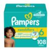 Picture of Pampers Baby Diapers - Swaddlers - Size 6, 108 Count, Ultra Absorbent Disposable Infant Diaper