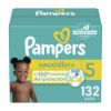 Picture of Pampers Baby Diapers - Swaddlers - Size 5, 132 Count, Ultra Absorbent Disposable Infant Diaper