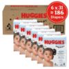 Picture of Huggies Size 4 Diapers, Snug & Dry Baby Diapers, Size 4 (22-37 lbs), 186 Count (6 Packs of 31), Packaging May Vary