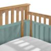 Picture of BreathableBaby Breathable Mesh Liner for Full-Size Cribs, Deluxe 4mm Mesh, Green Seaglass (Size 4FS Covers 3 or 4 Sides)