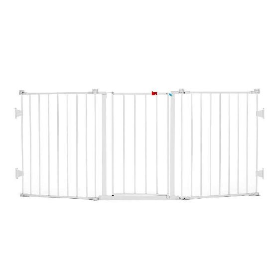 Picture of Regalo 76 Inch Super Wide Configurable Baby Gate, 3-Panel, Includes Wall Mounts and Hardware