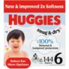 Picture of Huggies Size 6 Diapers, Snug & Dry Baby Diapers, Size 6 (35+ lbs), 144 Count (2 Packs of 72), Packaging May Vary
