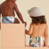Picture of The Honest Company Clean Conscious Diapers | Plant-Based, Sustainable | Tie-Dye for + Cactus Cuties | Super Club Box, Size 4 (22-37 lbs), 104 Count