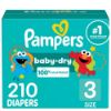 Picture of Pampers Diapers - Baby Dry - Size 3, 210 Count, Absorbent Disposable Infant Diaper (Packaging May Vary)