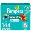Picture of Pampers Diapers - Baby Dry - Size 6, 144 Count, Absorbent Disposable Infant Diaper (Packaging May Vary)