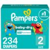 Picture of Pampers Diapers - Baby Dry - Size 2, 234 Count, Absorbent Disposable Infant Diaper (Packaging May Vary)