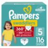 Picture of Pampers Diapers - Swaddlers 360 - Size 5, 116 Count, for up to 100% Leakproof Premium Skin Protection