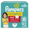 Picture of Pampers Diapers - Swaddlers 360 - Size 6, 92 Count, for up to 100% Leakproof Premium Skin Protection