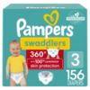 Picture of Pampers Diapers - Swaddlers 360 - Size 3, 156 Count, for up to 100% Leakproof Premium Skin Protection
