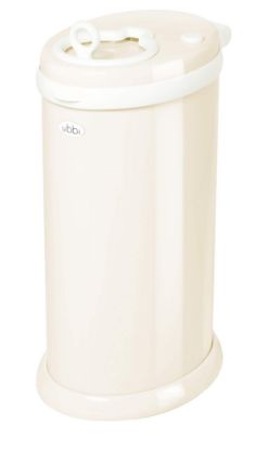 Picture of Ubbi Steel Diaper Pail, Odor Locking, No Special Bag Required, Award-Winning, Registry Must-Have, Ivory