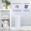 Picture of Ubbi Steel Diaper Pail, Odor Locking, No Special Bag Required, Award-Winning, Registry Must-Have, Ivory