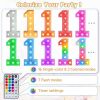 Picture of Marquee Numbers Colorful 16th-Birthday Decoration: 4FT Large Light Up Sweet 16 Year Old Birthday Decorations Anniversary Backdrop for Boys Girls Cardboard Sign 18 Colors Number 16 Mosaic Balloon Frame