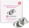 Picture of SILVERETTE® The Original Silver Nursing Cups, Nipple Covers for Breastfeeding Essentials, Pure 925 Silver Nipple Shields for Breastfeeding Newborn, Lightweight Nursing Cups, Regular Size