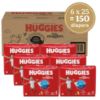 Picture of Huggies Size 4 Diapers, Little Snugglers Baby Diapers, Size 4 (22-37 lbs), 150 Count (6 Packs of 25), Packaging May Vary