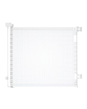 Picture of Veraste Retractable Baby Gate,Mesh Baby Gate or Mesh Dog Gate,33" Tall,Extends up to 71" Wide,Child Safety Gate for Doorways,Stairs,Hallways,Indoor/Outdoor（White,33"x71"）