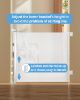 Picture of Veraste Retractable Baby Gate,Mesh Baby Gate or Mesh Dog Gate,33" Tall,Extends up to 71" Wide,Child Safety Gate for Doorways,Stairs,Hallways,Indoor/Outdoor（White,33"x71"）