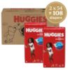 Picture of Huggies Size 6 Diapers, Little Snugglers Baby Diapers, Size 6 (35+ lbs), 108 Count (2 Packs of 54), Packaging May Vary