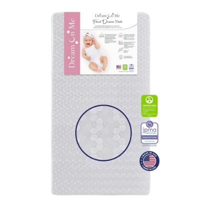 Picture of Dream On Me Honeycomb Orthopedic Firm Fiber Standard Baby Crib Mattress, Greenguard Gold and JPMA Certified, 5” Fiber Core Optimum Support, Fits Crib and Toddler Bed, Waterproof Vinyl Cover