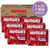 Picture of Huggies Size 3 Diapers, Little Movers Baby Diapers, Size 3 (16-28 lbs), 156 Count (6 packs of 26)