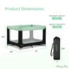 Picture of Dream On Me Zodiak Portable Playard in Mint, Lightweight, Packable and Easy Setup Baby Playard, Breathable Mesh Sides and Soft Fabric - Comes with a Removable Padded Mat
