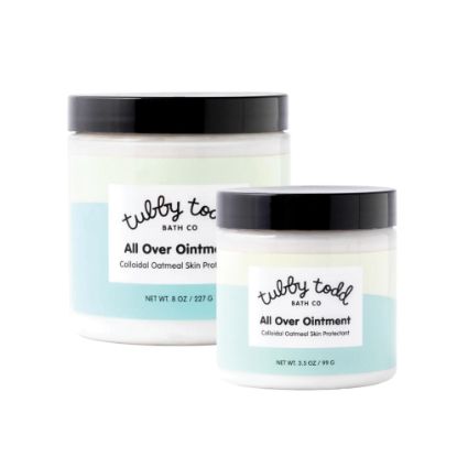 Picture of TUBBY TODD All Over Ointment - Baby Eczema Cream - Everyday Multi-Purpose Baby Skin Relief Cream - Sensitive Skin, Dry Skin & Irritation - Steroid & Gluten Free - Fragrance Free, 2 Pack 3.5oz & 8oz