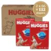 Picture of Huggies Size 5 Diapers, Little Snugglers Baby Diapers, Size 5 (27+ lbs), 132 Count (2 Packs of 66), Packaging May Vary
